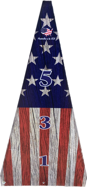 SPRING SPECIAL - Woodgrain Frame Game: Standard With Extra Flag Back Panel